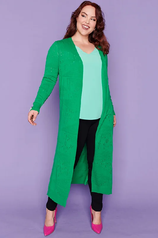 Smita Jade Long Cardi