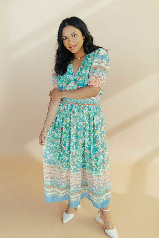 *Verona Floral Midi FINAL SALE