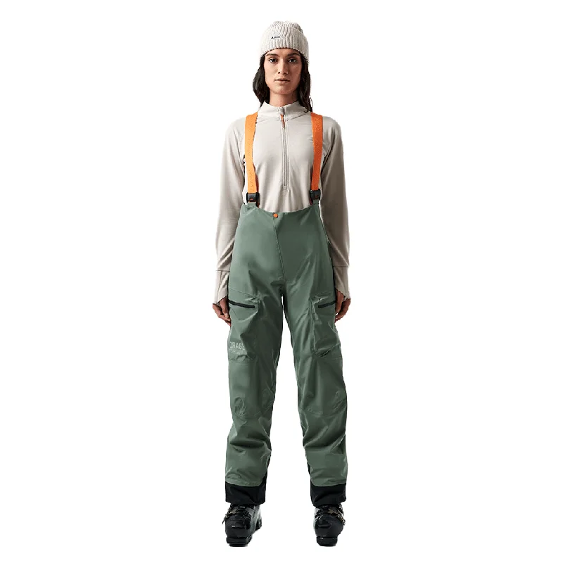 MTN-X Treeline 3L light bib women's pants - Dark leaf