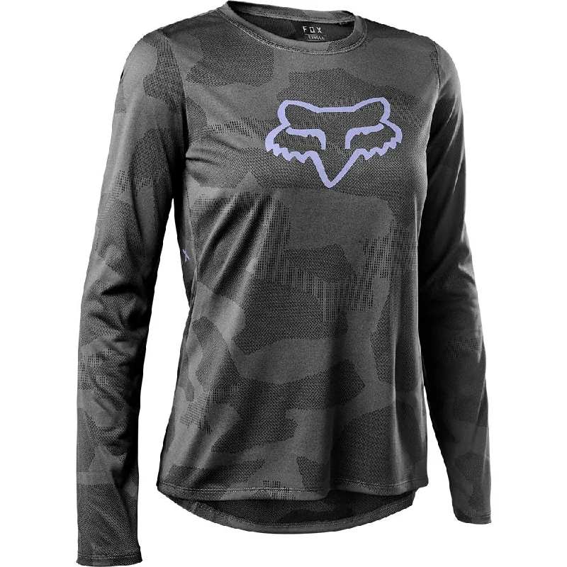 Fox Women's Ranger Long Sleeve MTB Jersey (Grey)