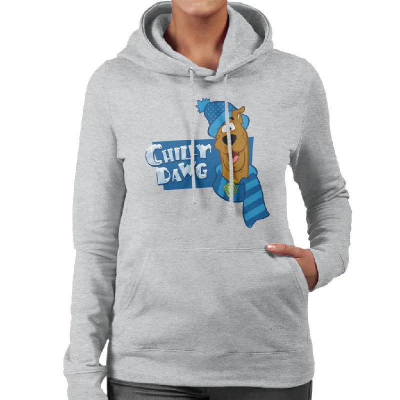 Scooby Doo Christmas Chilly Dawg Women's Hooded Sweatshirt