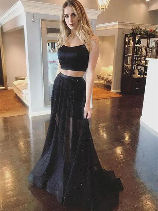 Exclusive Deal 2 Pieces Tulle With Gliters Prom Dresses, Long Prom Dresses, Newest Prom Dresses Exclusive Deal 2 Pieces Tulle With Gliters Prom Dresses, Long Prom Dresses, Newest Prom Dresses