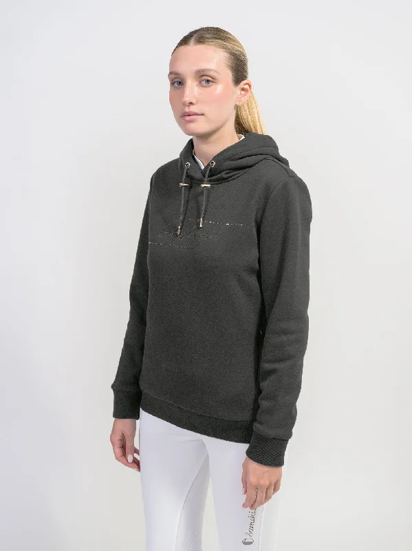 Bonnie Hoodie Sweatshirt -  Dark Forest Champagne