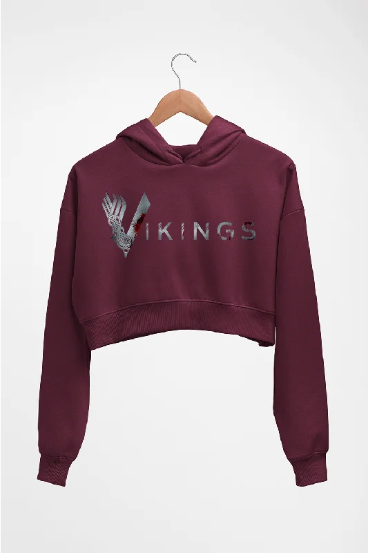 Vikings Crop HOODIE FOR WOMEN