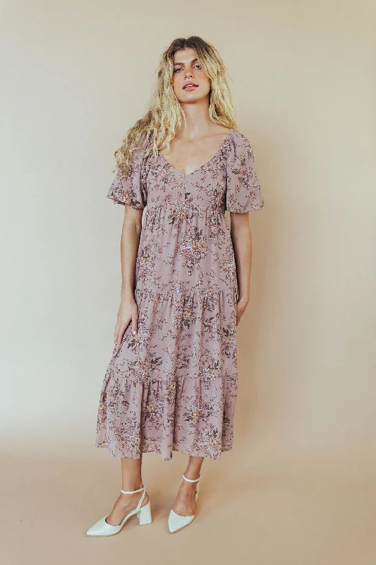 *Serena Floral Midi FINAL SALE