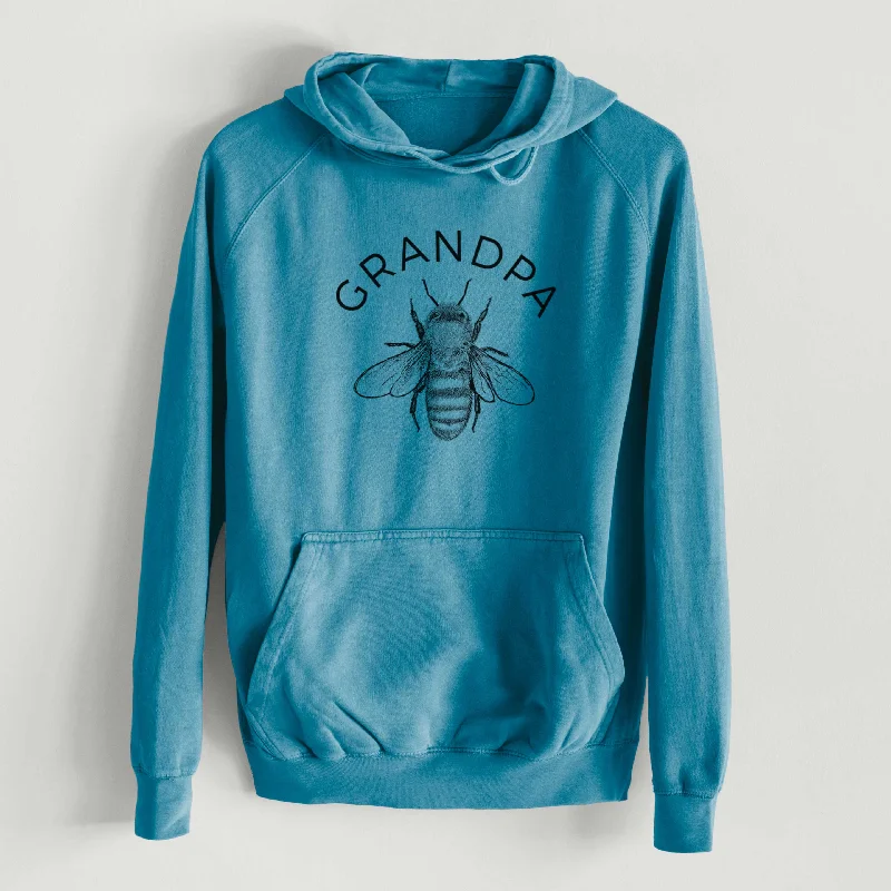 Grandpa Bee  - Mid-Weight Unisex Vintage 100% Cotton Hoodie