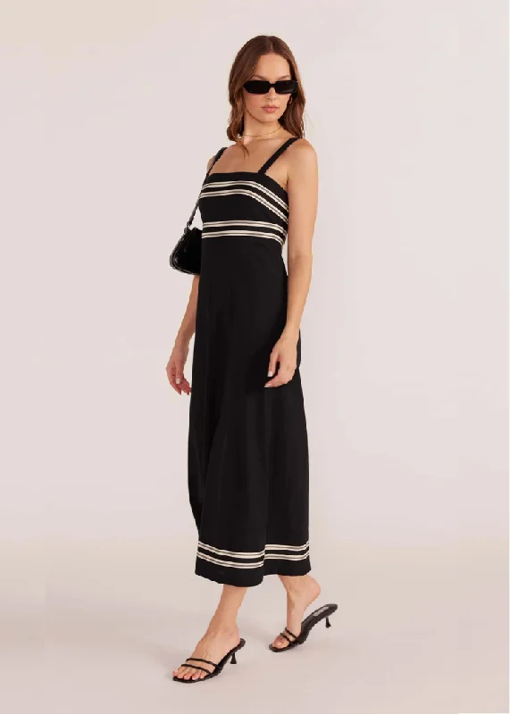 MINKPINK Elki Trim Midi Dress