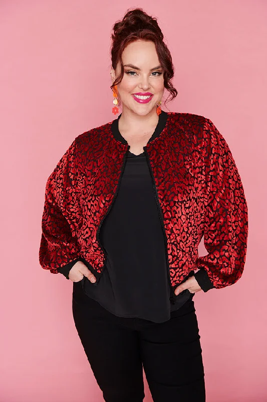 Flashy Burning Red Jacket