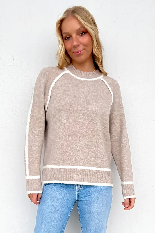 Hazel Knit Jumper Beige