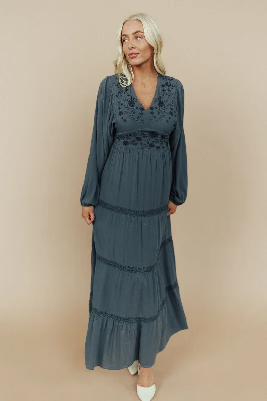 Georgia Embroidered Maxi