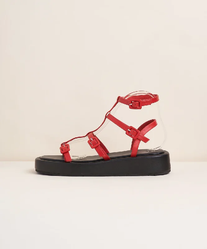 Pika Strappy Gladiator Sandal | Begonia