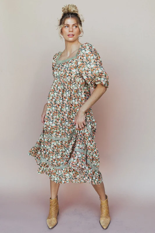 Izzy Floral Midi