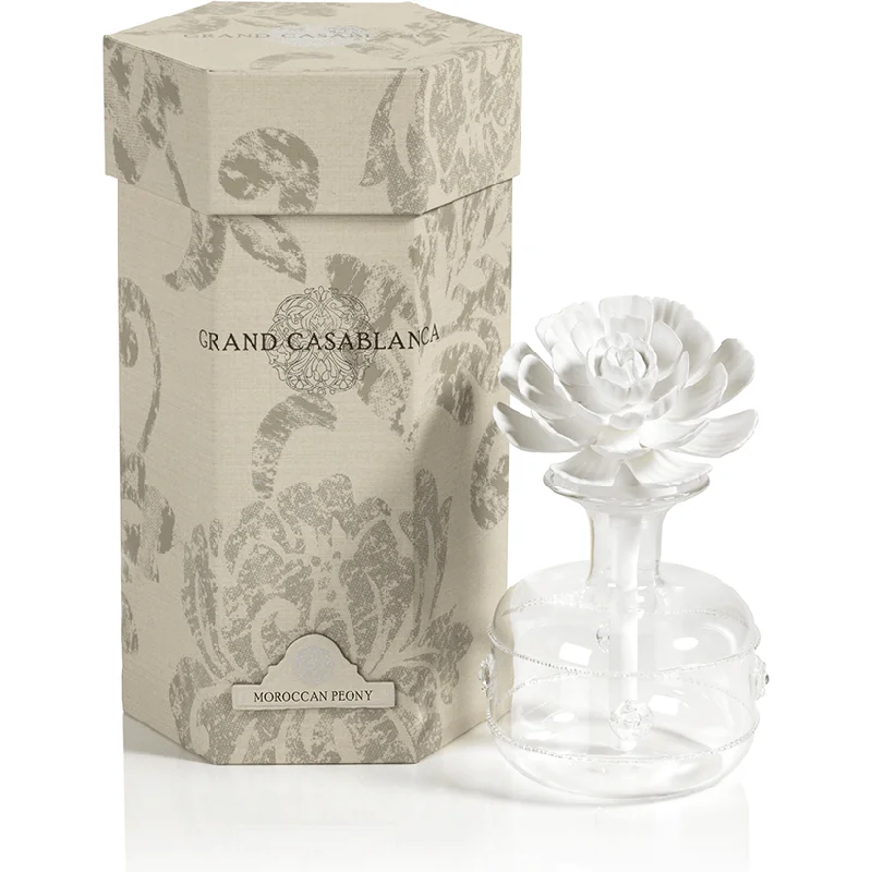 Grand Casablanca Porcelain Diffuser, Moroccan Peony