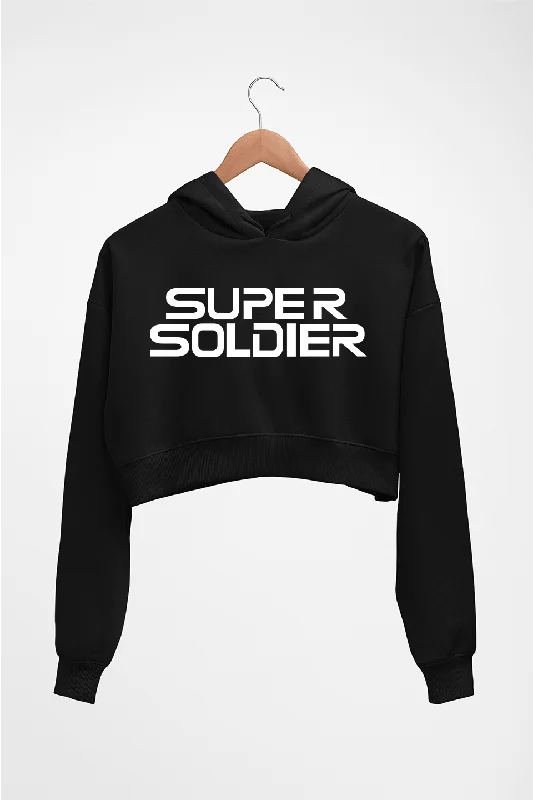 Super Soldier Crop HOODIE FOR WOMEN