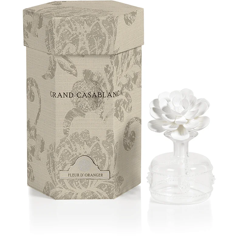 Mini Grand Casablanca Porcelain Diffuser,  Fleur d' Oranger