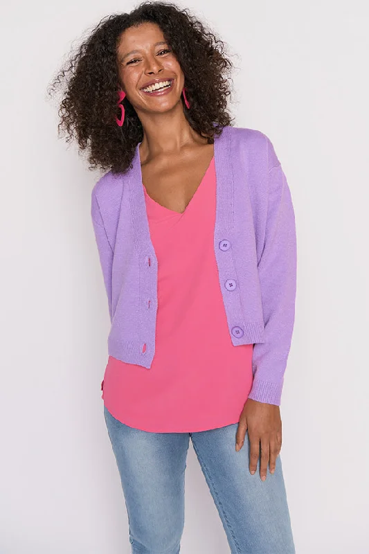 Norma Lilac Cardi