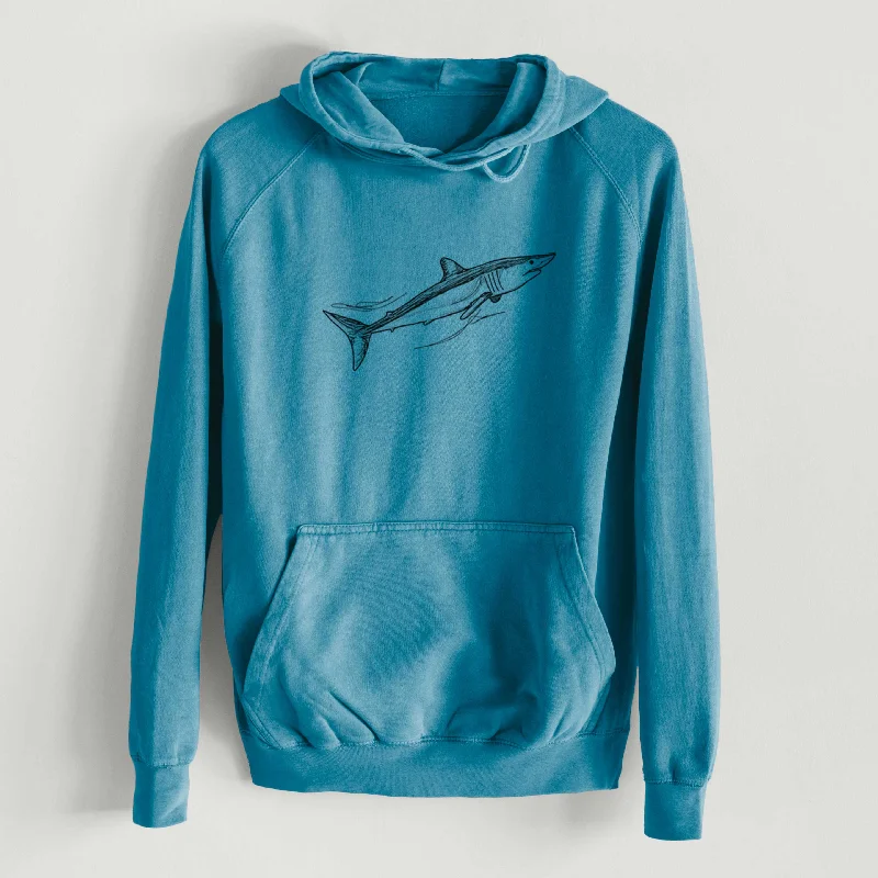 Mako Shark  - Mid-Weight Unisex Vintage 100% Cotton Hoodie