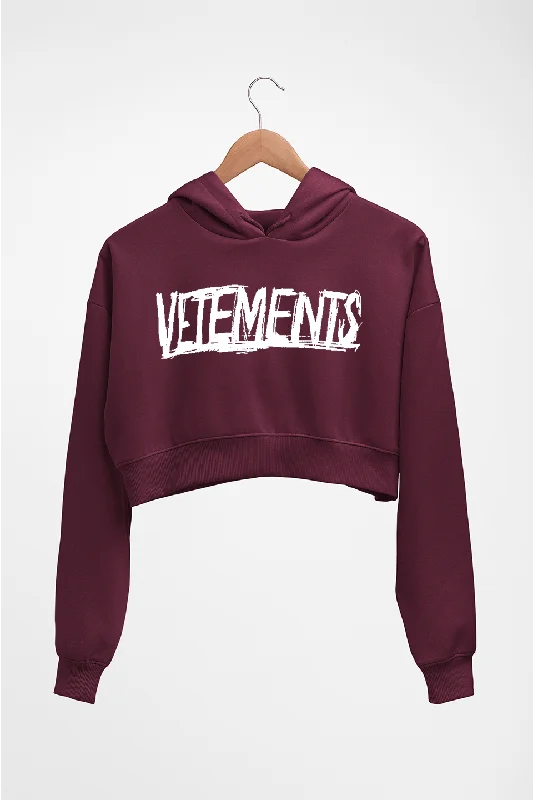 Vetements Crop HOODIE FOR WOMEN