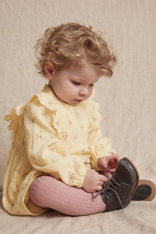 Baby yellow floral dress