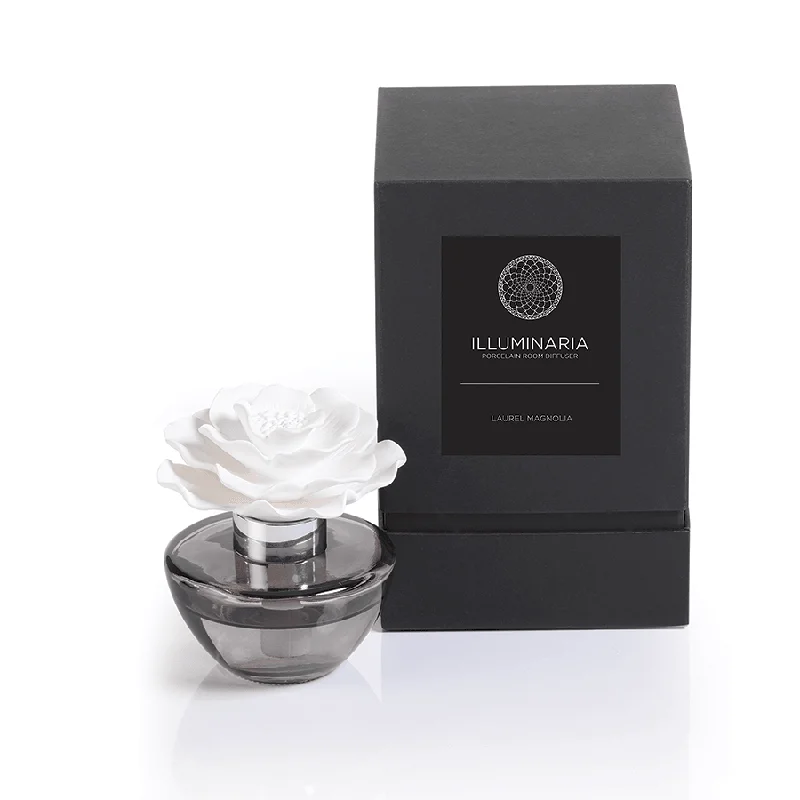 Illuminaria Porcelain Diffuser, Laurel Magnolia Fragrance