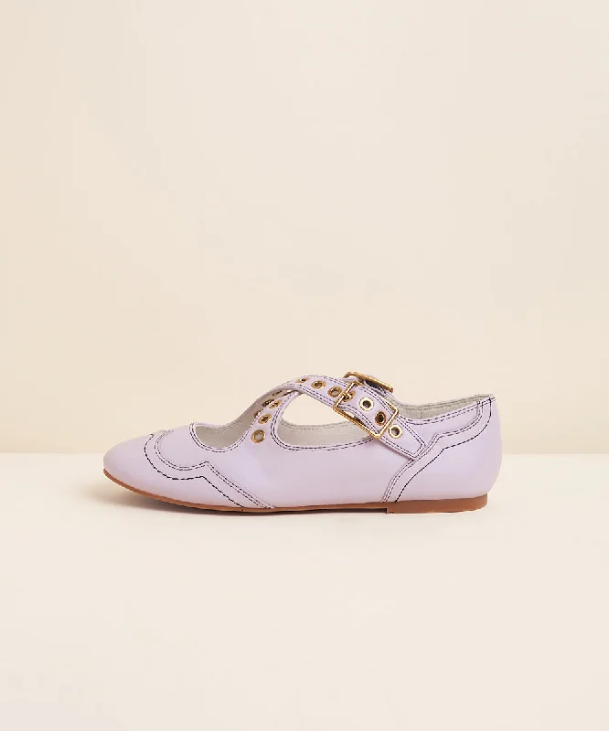 Pearl Western Ballet Flat | Fog