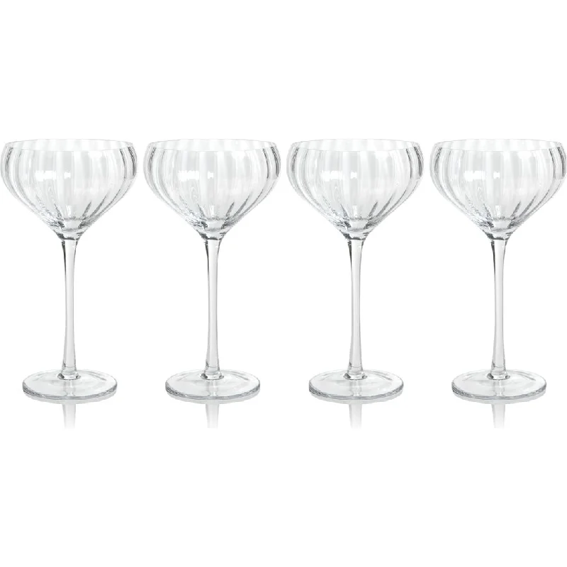 Malden Optic Cocktail Glasses, Set of 4