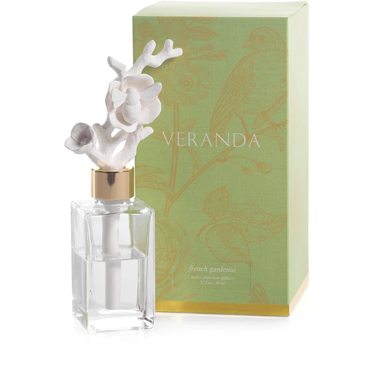 Veranda French Gardenia Porcelain Diffuser, Bee