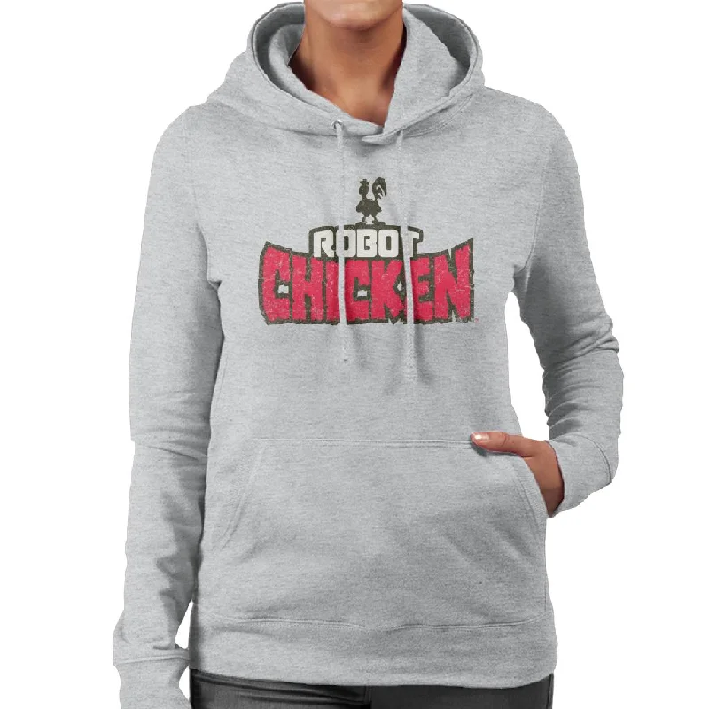 Robot Chicken Classic Logo Women's Hooded Sweatshirt