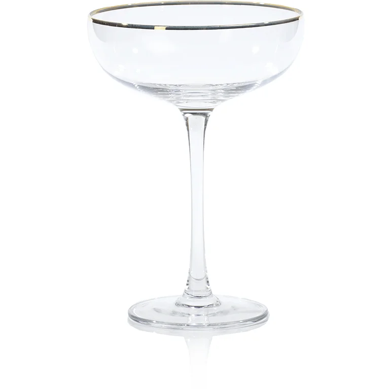 7.25" Tall Martini Glasses, Set of 4