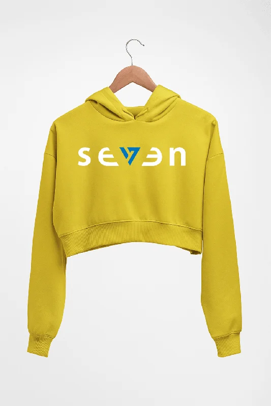 Seven MS Dhoni Crop HOODIE FOR WOMEN