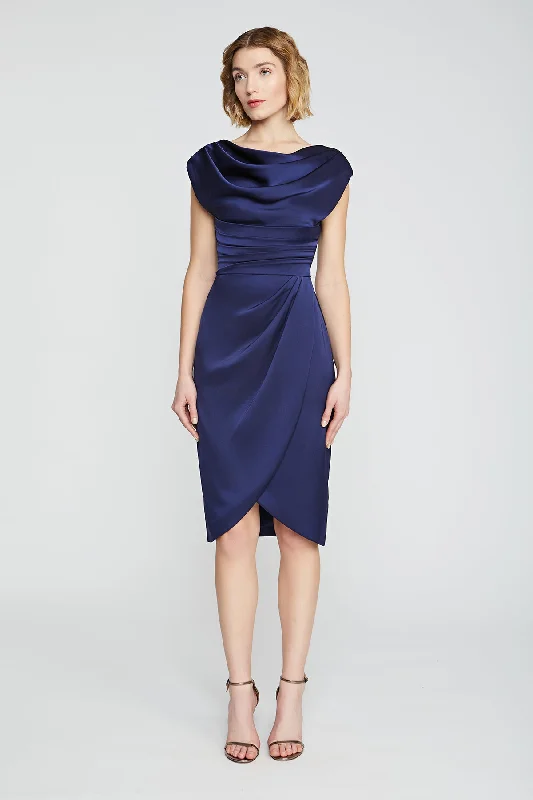 Ivy Bateau Neck Cocktail Dress