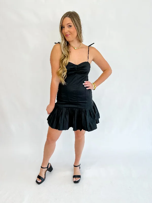 Sassy Sleek Black Dress