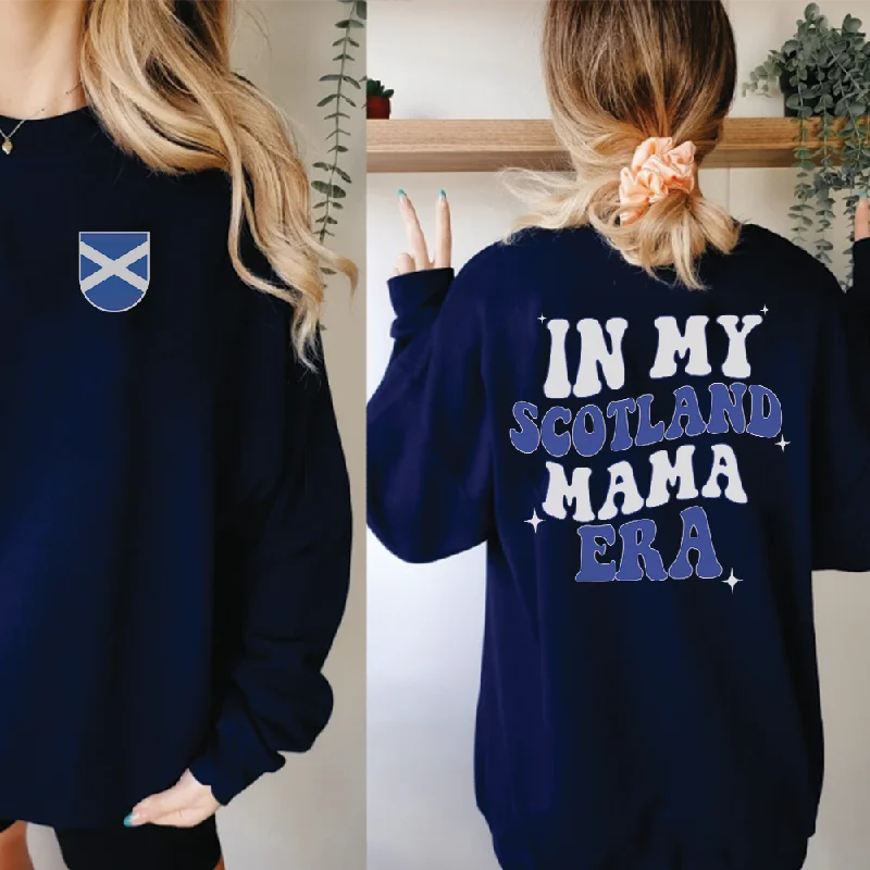 In My Scotland Mama Era Front & Back Graphic Sweatshirt