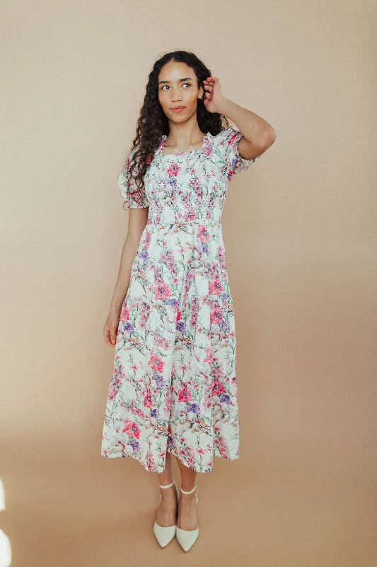 *Persephone Floral Midi FINAL SALE