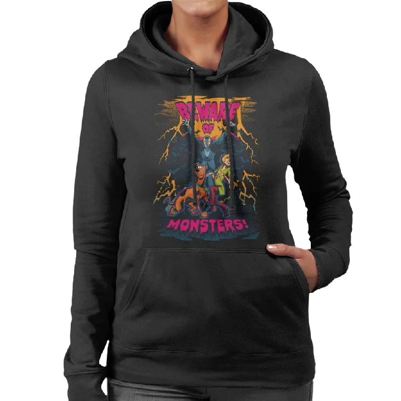 Scooby Doo Halloween Beware Of Monsters Women's Hooded Sweatshirt