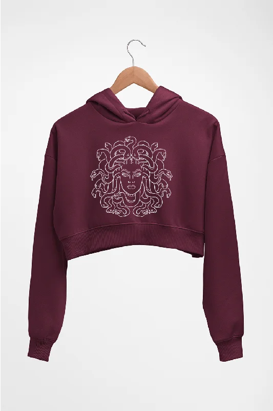 Medusa Crop HOODIE FOR WOMEN