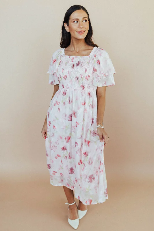 Josephine Floral Midi