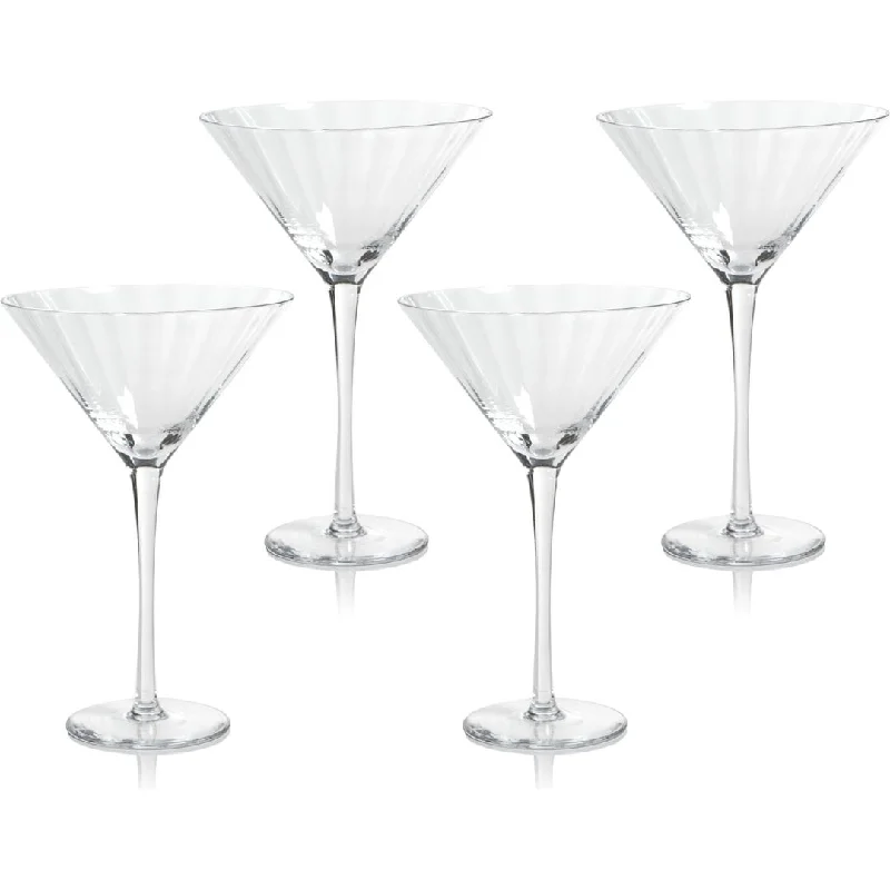 Malden Optic Martini Glasses, Set of 4