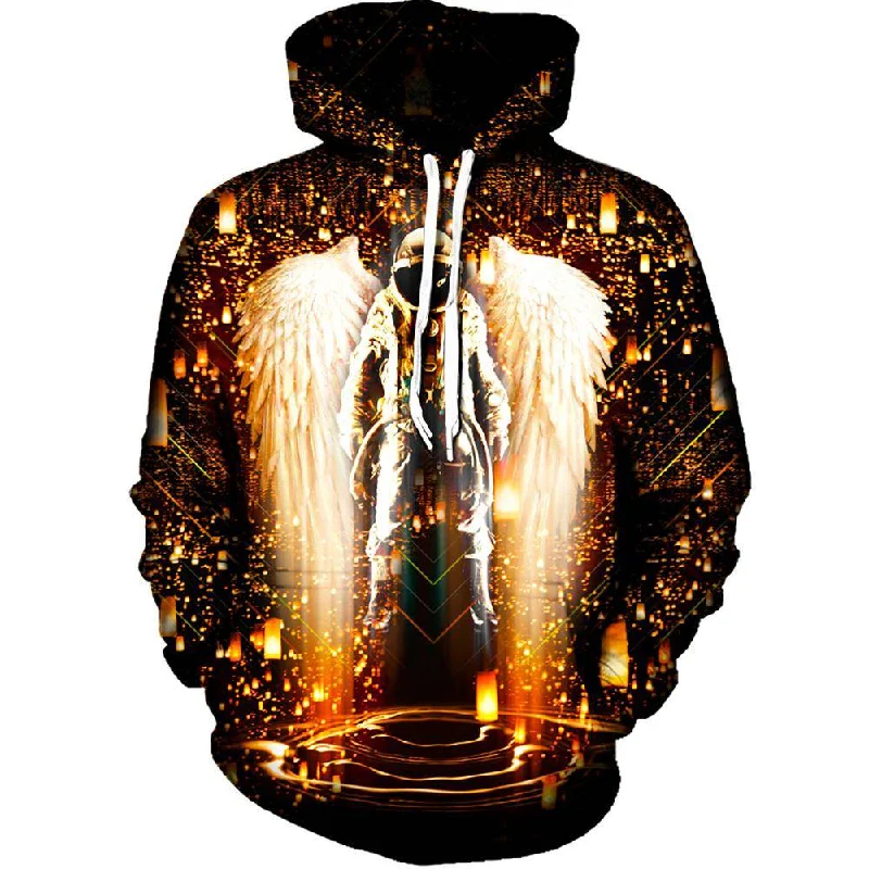 Astronaut Wings Womens Hoodie