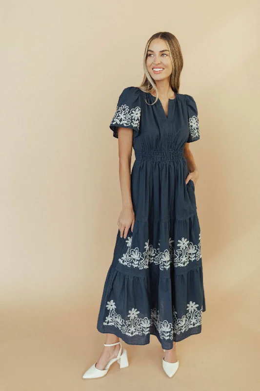 Adrienne Maxi In Navy