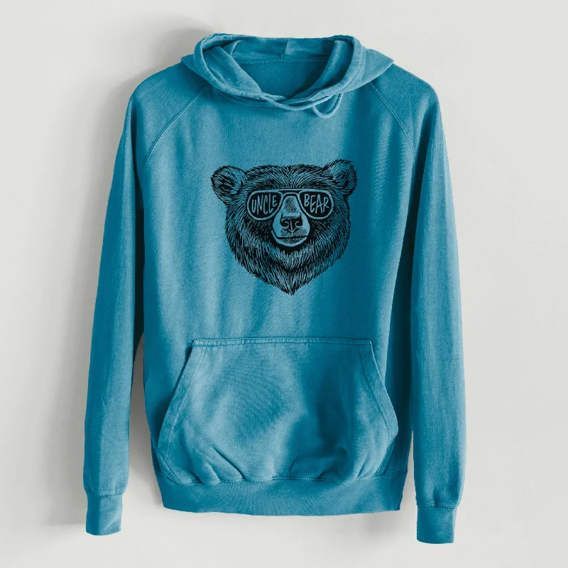 Uncle Bear  - Mid-Weight Unisex Vintage 100% Cotton Hoodie