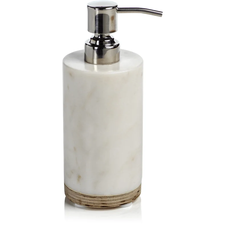 Verdi Marble & Balsa Wood Soap Dispenser