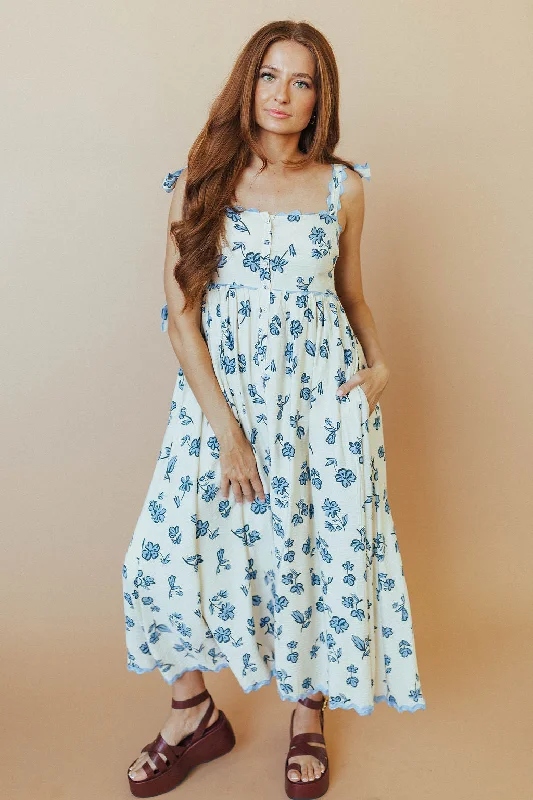 Falling For Blue Sundress