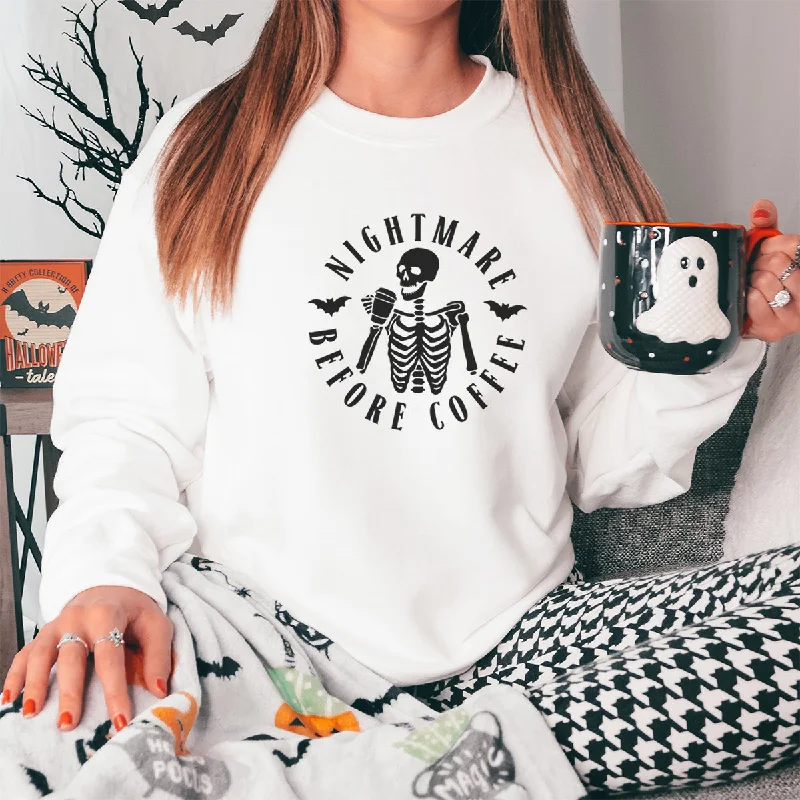 Nightmare Before Coffee Halloween Sweatshirt