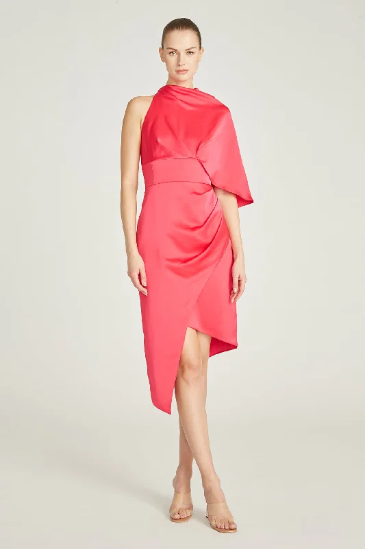 Bria Cape Wrap Cocktail Dress