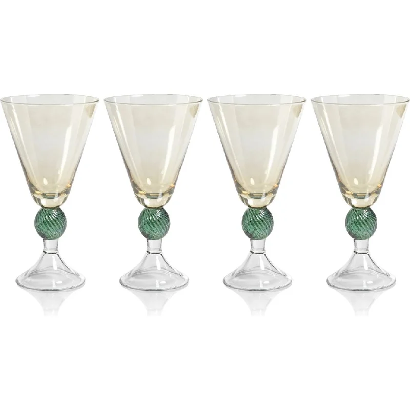 Colmar Vintage Stemmed Glasses, Set of 4