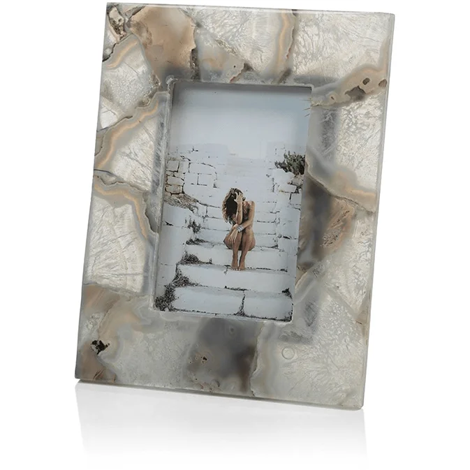 Preto Agate Photo Frame- 4" x 6"