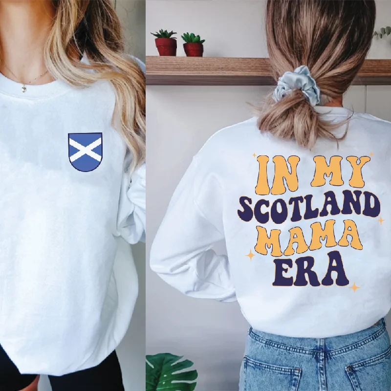 In My Scotland Mama Era Front & Back Graphic Sweatshirt