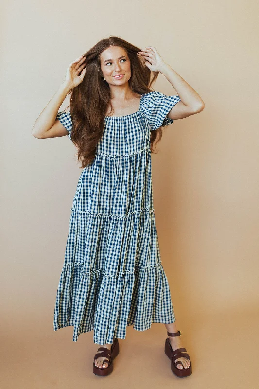 Amy Gingham Maxi