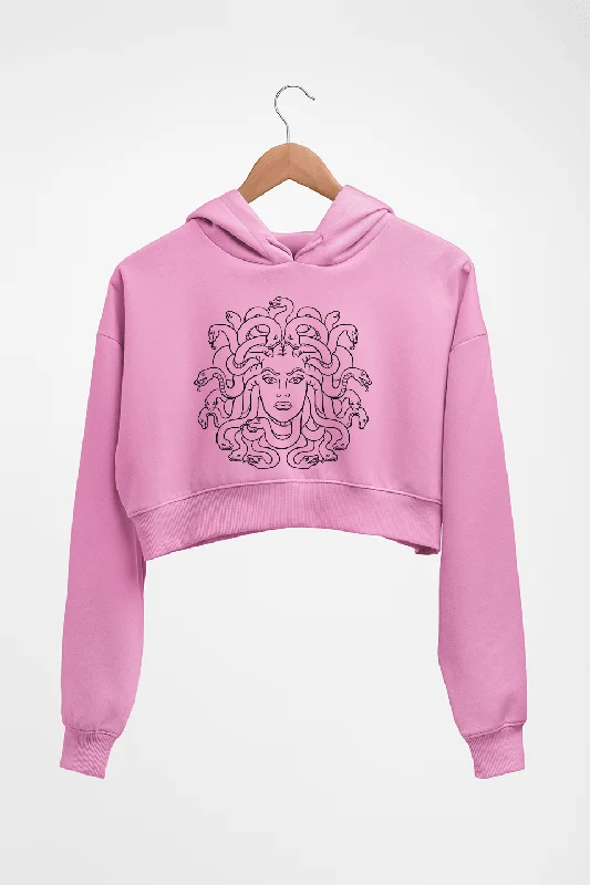 Medusa Crop HOODIE FOR WOMEN